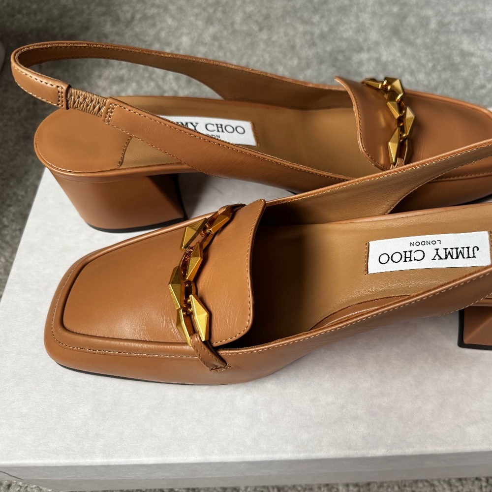 Jimmy Choo Diamond Tilda Slingbacks BNIB sz 40